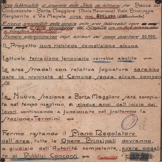 1923 : Progetto Coppedè Ugolotti pe...