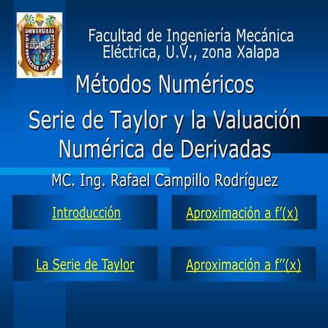Serie de Taylor - R. Campillo