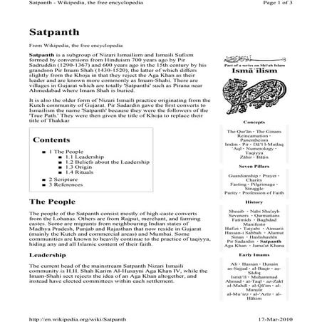 Series 14A  -Attachment 1 -wikipedia -satpanth -original