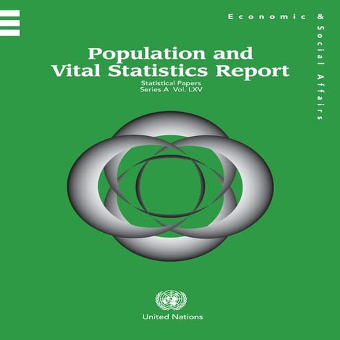Population and Vital Statistics Report