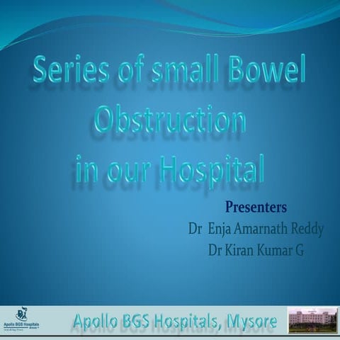 Series of small bowel obstruction