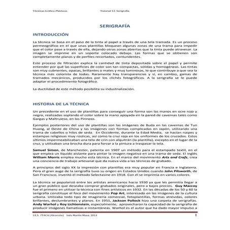 Serigrafía