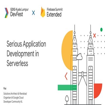 Serious Application Development In Serverless | PPT