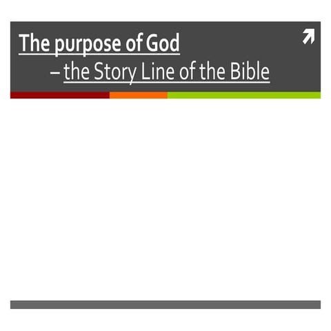 The Purpose Of God