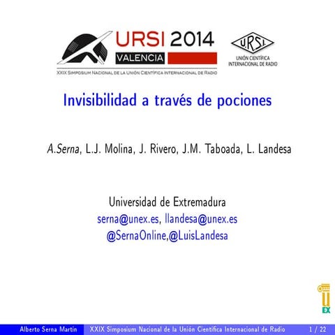 Invisibilidad a través de pociones (Invisibility through potions)