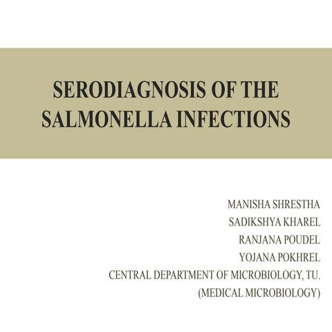 Serological tests-for-the-diagnosis-of-salmonella