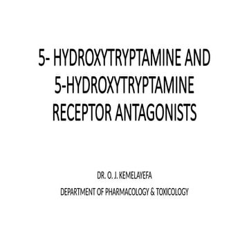 SEROTONIN PHARMACOLOGY AND PHYSIOLOGY PP