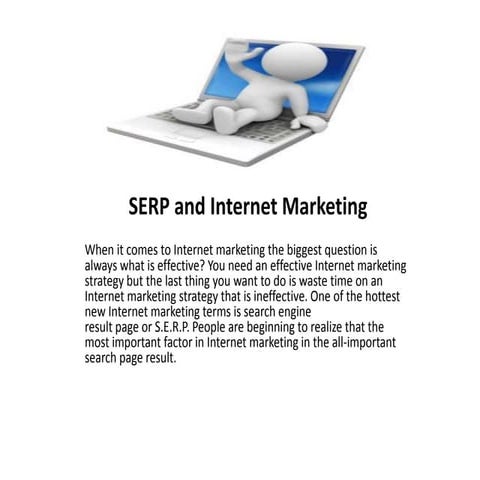 Serp and internet marketing