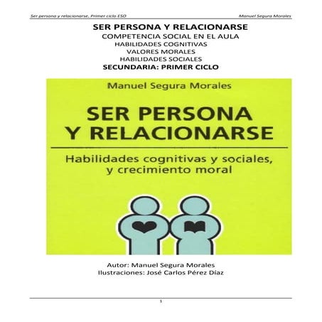 Ser persona y relacionarse