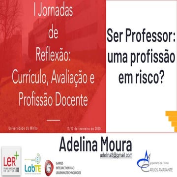 Ser Professor: uma profissão em risco?
