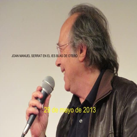 Serrat en el IES Blas de otero