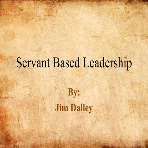 Servant leadership