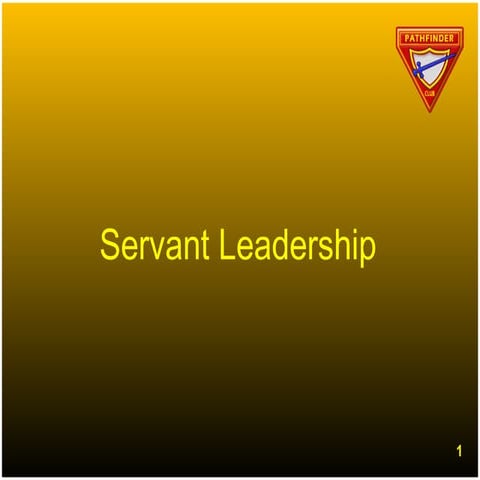 Servant leadership