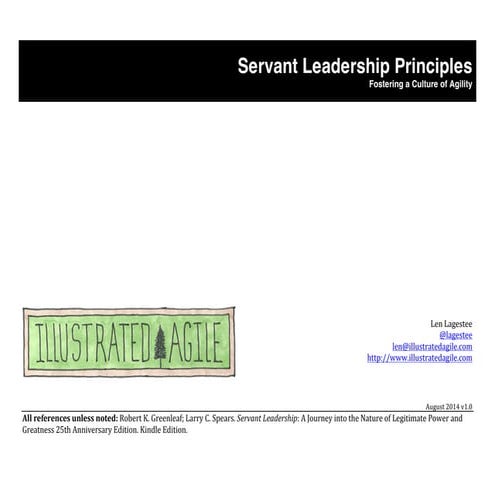 Servant Leadership Principles - Fostering a Culture of Agility