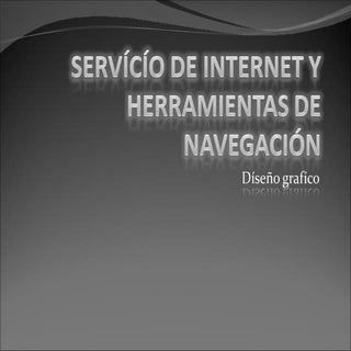 Servícío De Internet Y Herramientas...
