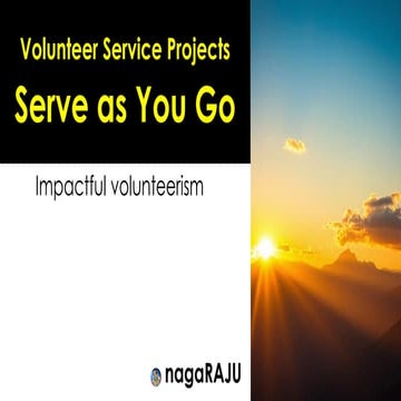 Serve as You Go - The Lions Way to Serve Humanity