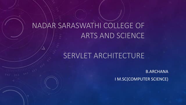 servelt architecture.pptx