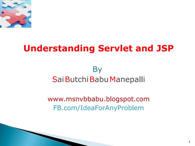 Servelts Jsp By Sai Butchi