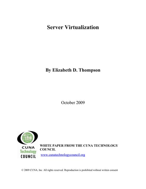 Server Virtualization Pdf Server Virtualization Pdf
