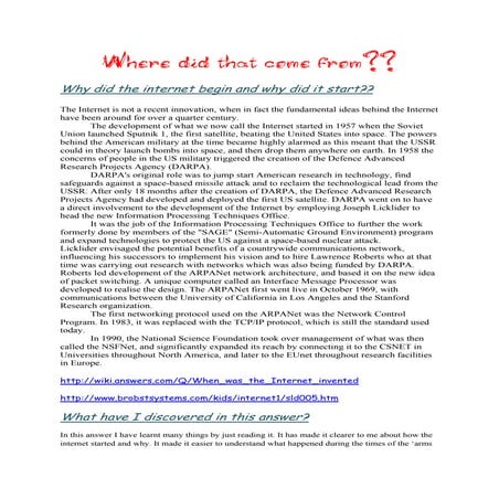 Amanda's questions for where did that come from