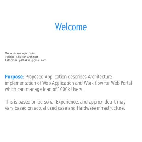 Server Architecture For 1000k Users