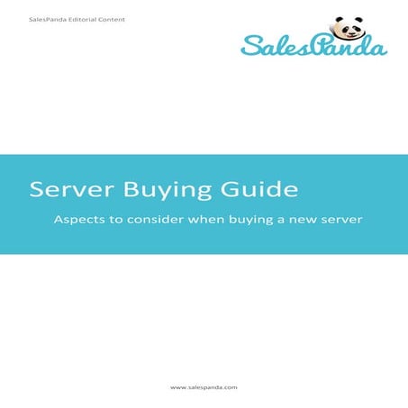 Server buying guide