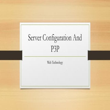 Server Configuration in web technology.pptx