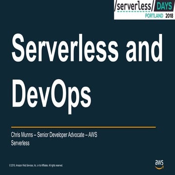 Serverless and DevOps