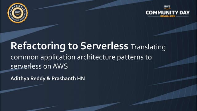 Microservices patterns in Serverless