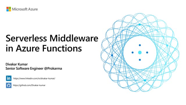 SERVERLESS MIDDLEWARE IN AZURE FUNCTIONS