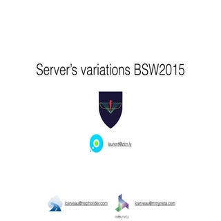 Server’s variations bsw2015