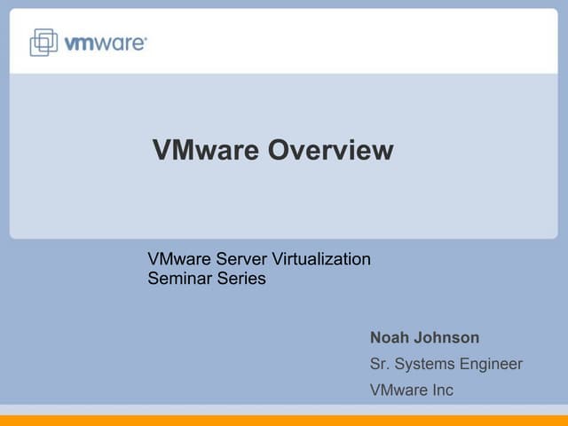 Server Virtualization Seminar Presentation
