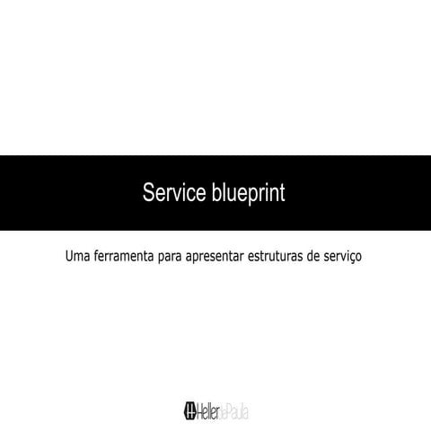 Service Blueprint - Visualize and understand the entire service network