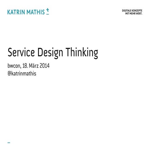 The design thinking process | PPTX