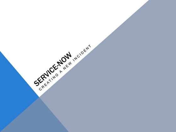 Servicenow ppt | PPT