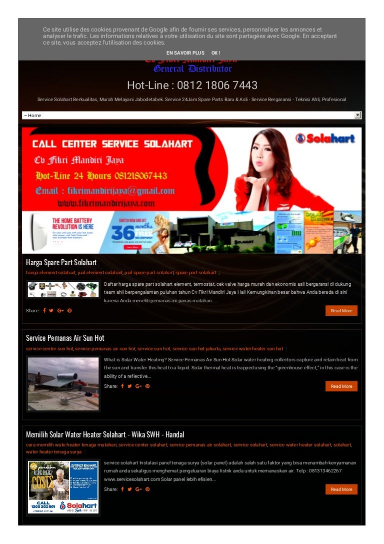 Service Solahart 087 777 888 338