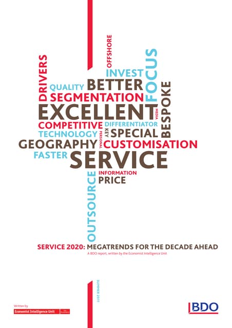 Service 2020 Megatrends for the Decade Ahead