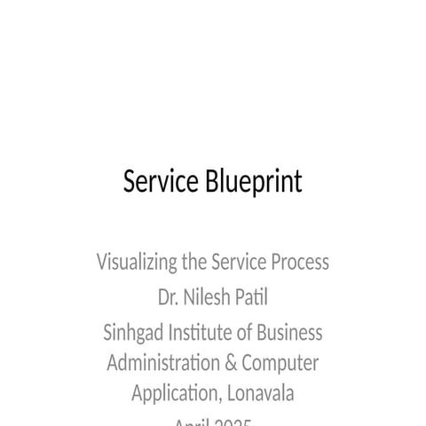 Service_Blueprint a  customer journey of service.