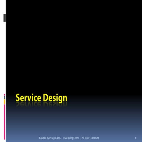 Service Design