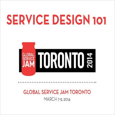 Service design101 