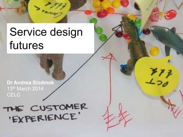 Service design futures - how to create 'sociable services'