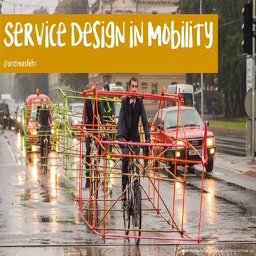 Service Design in Mobility