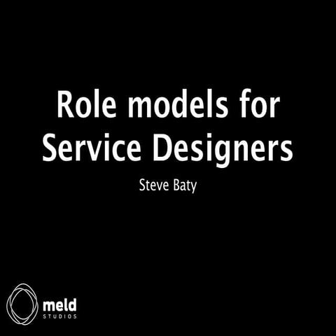 Implementation Role Models for Service Designers