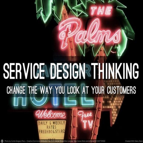 Service Design Thinking for Business