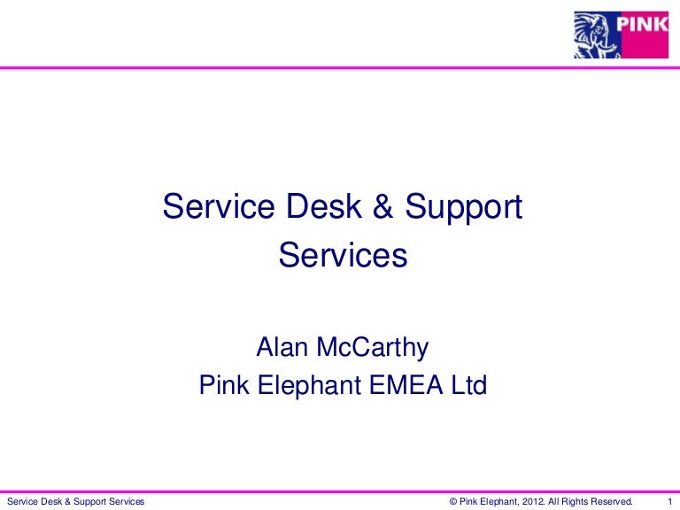 Help desk training presentation image