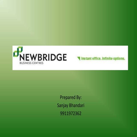 Serviced office business presentation