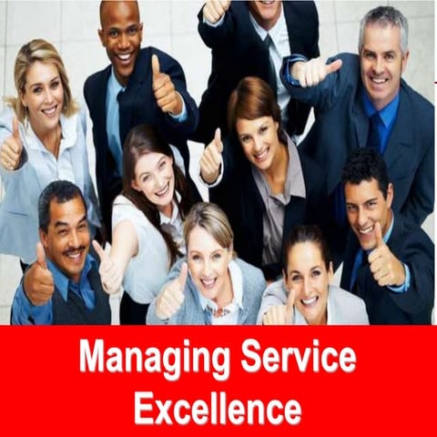 Service excellence ppt slides