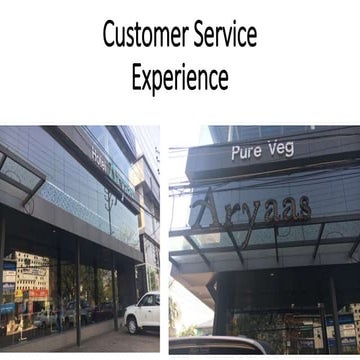 Service experience ppt