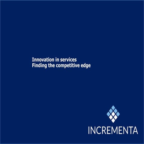 Service innovation