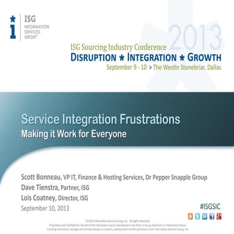 Service Integration Frustrations